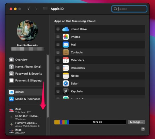 Come rimuovere i vecchi dispositivi dall'ID Apple su Mac